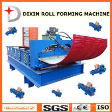 Dixin Curve Roof Sheet Roll formando máquina